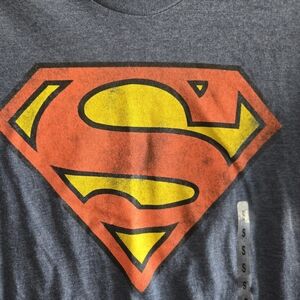 DC Comics Superman Emblem Blue Tee NWT